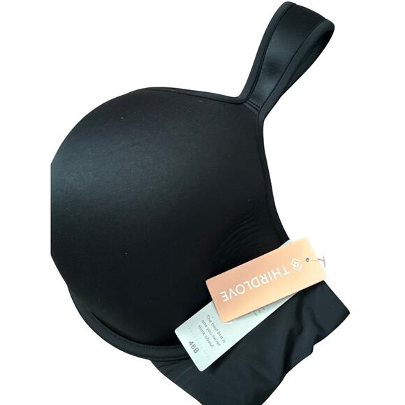 Third Love Perfect Full Coverage Underwire Bra in Black Size 46B - Picture 7 of 10